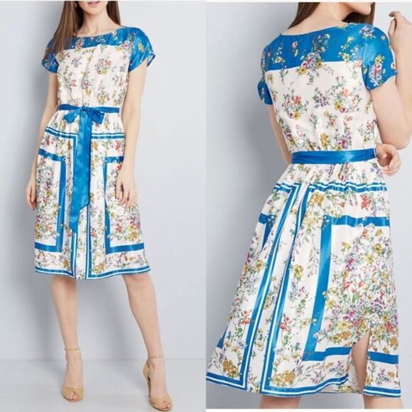 ModCloth Sunlit Reverie Floral Dress XS - Picture 1 of 12